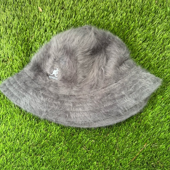 Kangol Furgora Fuzzy Misty Gray Bucket Hat - Picture 10 of 11